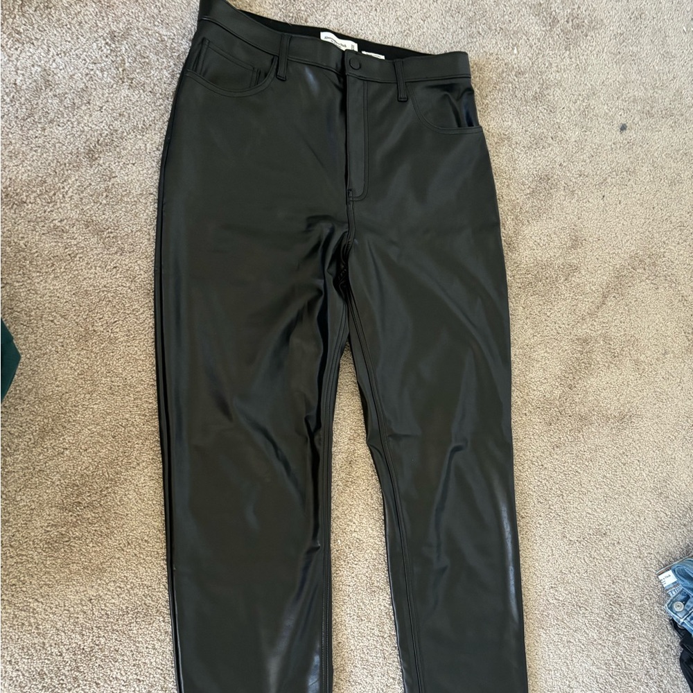 Abercrombie vegan leather pants
